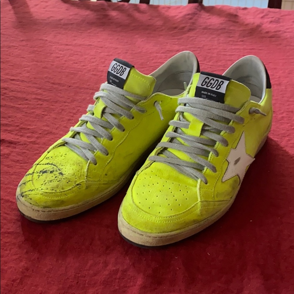 Golden Goose Size 42 Neon Green